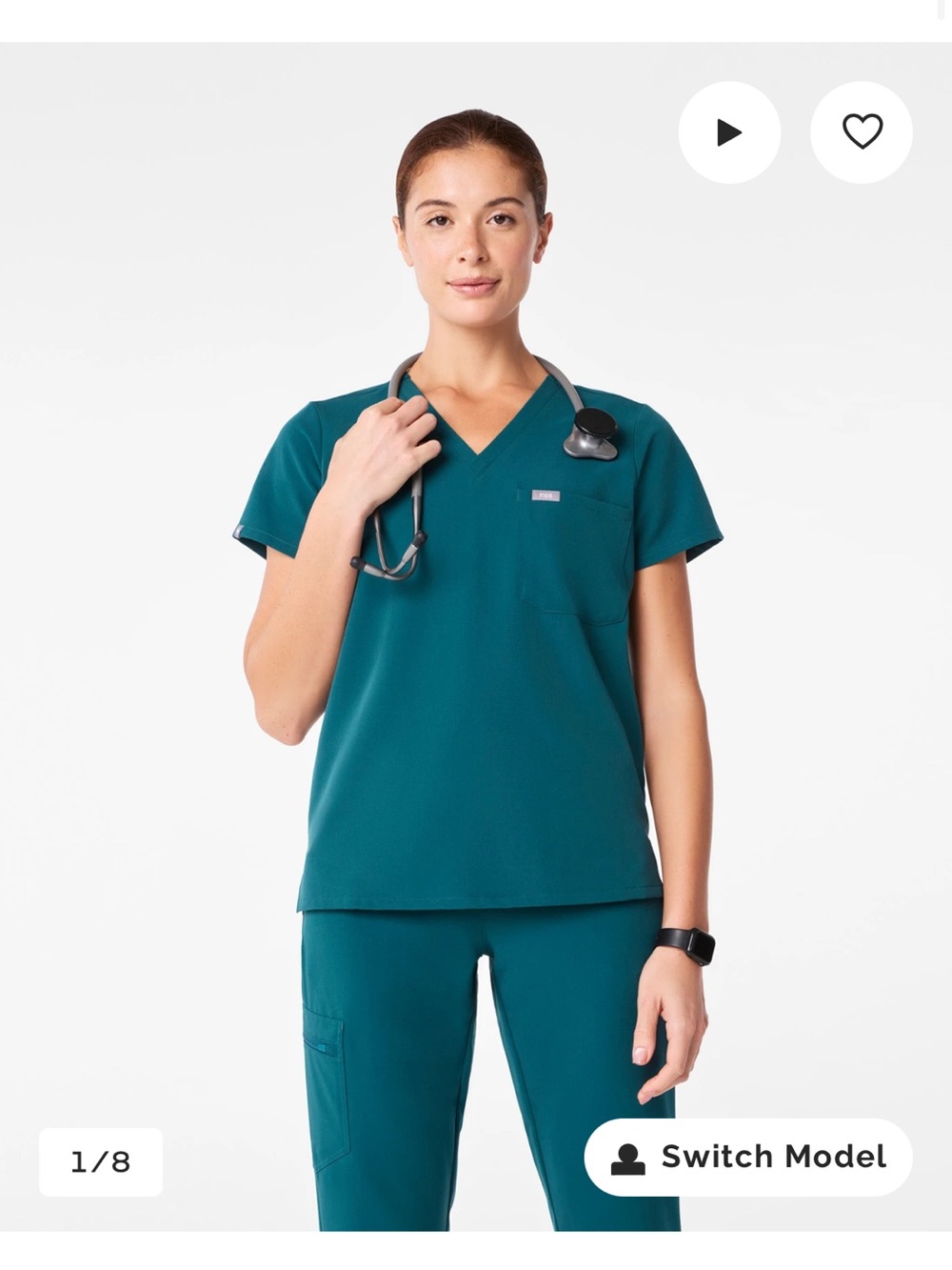 FIGS Catarina One-Pocket Scrub Top XXL/P